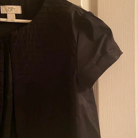 LOFT Elegant Black Cropped Jacket - Picture 5 of 11